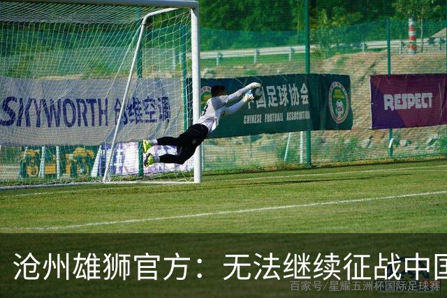 沧州雄狮官方：无法继续征战中国足球职业联赛